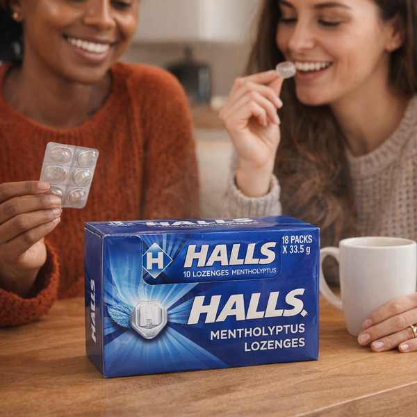 Halls Mentholyptus Lozenges - 18 × 33.5g Facebook Ad