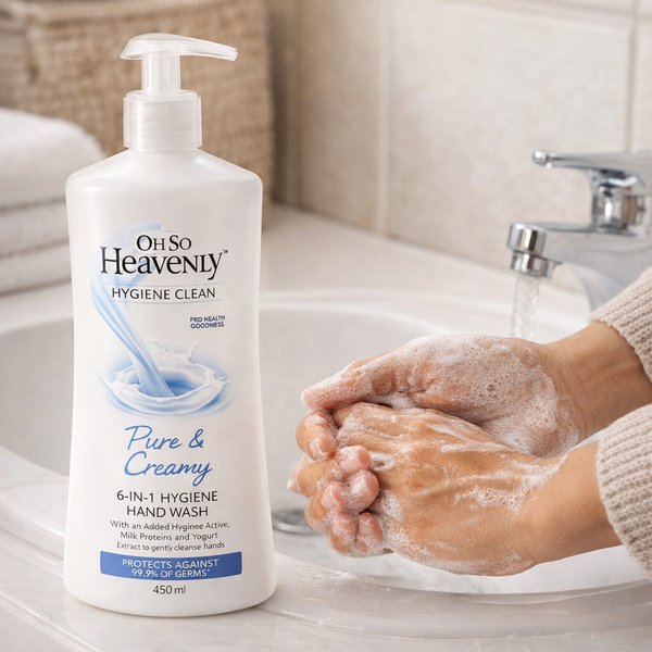 Oh So Heavenly Hygiene Clean Pure & Creamy 6-in-1 Hygiene Hand Wash (450ml) Facebook Ad