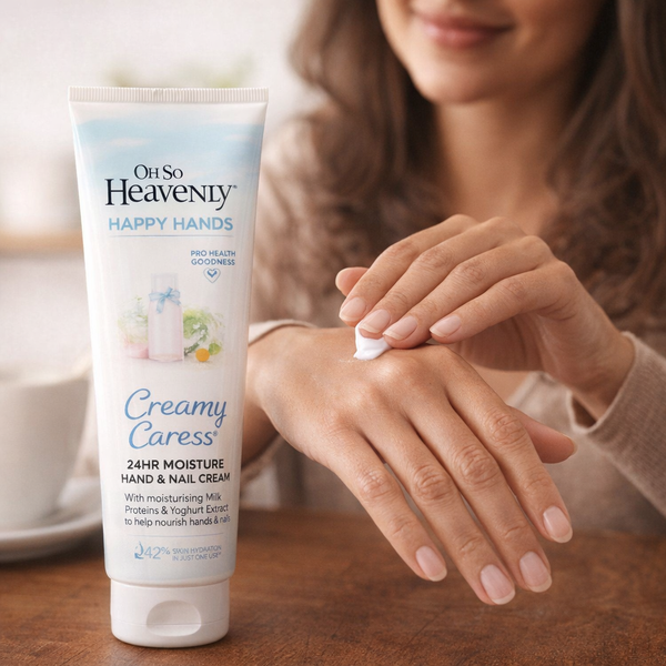 Oh So Heavenly Happy Hands Hand Cream - Creamy Caress (140ml) Facebook Ad