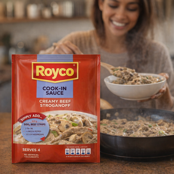 Royco Cook-in-Sauce Creamy Beef Stroganoff - 50g Facebook Ad