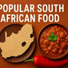 High-quality realistic photograph of popular South African food dishes showcasing vibrant traditional cuisine in 2026