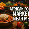 Bustling African food market with vibrant stalls and diverse fresh produce in 2026