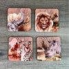 Coasters - African Wildlife (Set of 4) - Something From Home - South African Shop