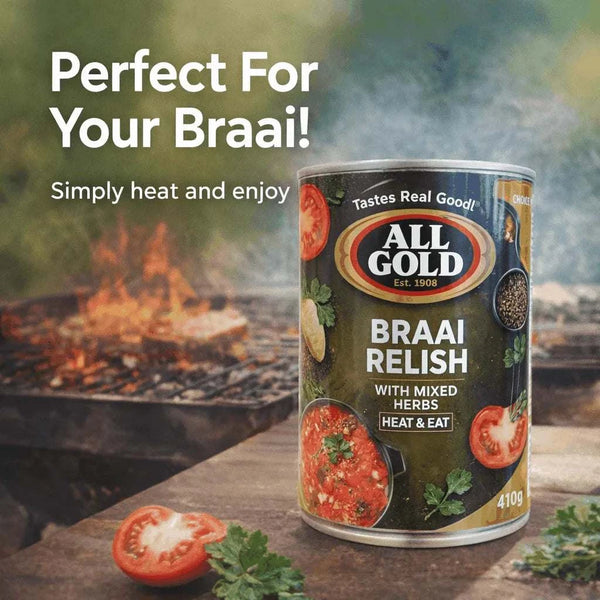 All Gold Braai Relish with Herbs 410g promotional image