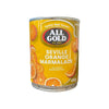 South African All Gold Seville Orange Marmalade 450g jar with no added preservatives