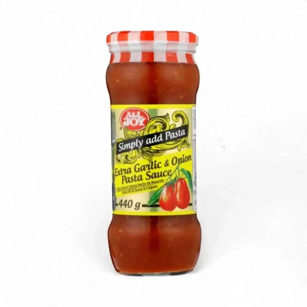 All Joy Garlic and Onion Pasta Sauce 440g bottle