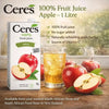Ceres 1 litre bottle of 100% natural apple juice with no added sugar and vitamin C-rich content