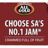 All Gold Smooth Apricot Jam 450g jar with natural fruit sweetness and no artificial additives