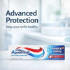 Aquafresh Fresh & Minty toothpaste with advanced protection message