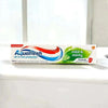 Aquafresh Mild & Minty toothpaste box on a bathroom counter