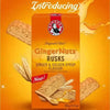 Bakers Ginger Nuts Ginger & Golden Syrup Flavour Rusks 450g crunchy snack with spicy ginger and golden syrup flavor