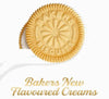 Bakers Tennis Doubles Coconut Biscuits with creamy filling and golden baked texture.