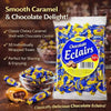 Baxtons Chocolate Eclairs pack of 50 individually wrapped caramel sweets with creamy chocolate center