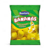 Baxtons Mallow Banana flavored candy, 100g pack, crunchy and fluffy treat.