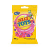 Beacon Jelly Tots Craziberries 100g pack featuring colorful berry-flavored jellies made with real fruit juice.