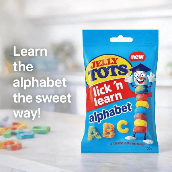 Beacon Jelly Tots - Lick & Learn Alphabets 100g Facebook Ad