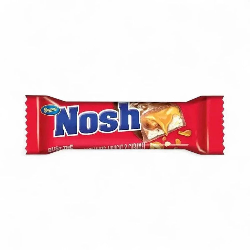 Beacon Nosh Chocolate Bar 56g with nougat, caramel, hazelnuts, and milk chocolate