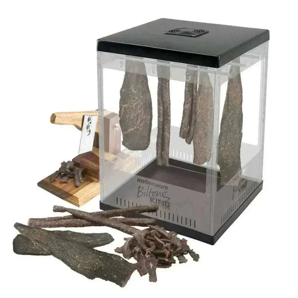 Mellerware biltong dryer kit with spices and hooks for homemade biltong drying