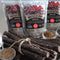 Freddy Hirsch Hunters Biltong Spice packs with biltong and spice bowls.