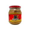 Black Cat Smooth Peanut Butter 400g jar on a white background