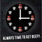 Clock design featuring Bovril jars with text "Always Time to Get Beefy."