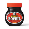 Beefy Bovril 125g jar with red lid and label.