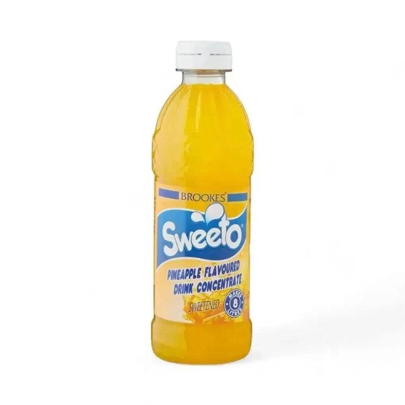 Brookes Sweeto Concentrate Pineapple 200ml bottle for refreshing tropical drinks