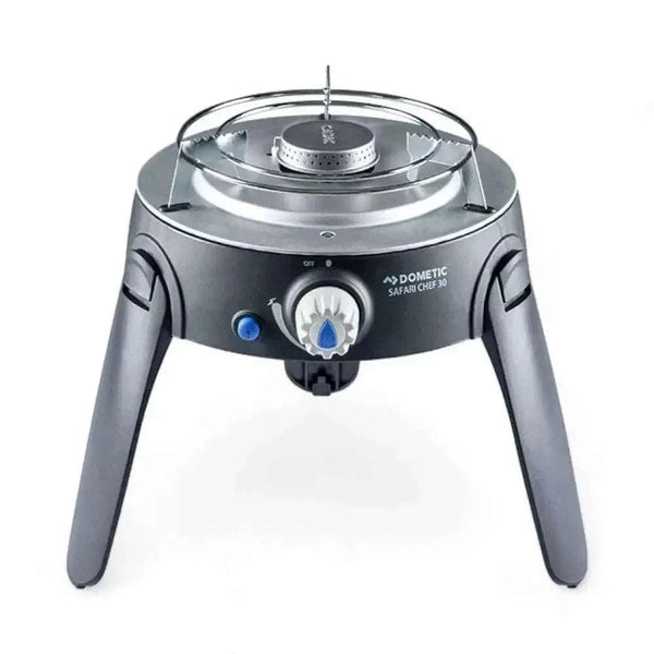 CADAC Safari CHEF 30 Cooker portable outdoor gas stove with fold-away legs and interchangeable cooking surfaces