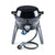 Portable CADAC Safari CHEF 30 Cooker with foldable legs and 4 cooking surfaces for outdoor use.