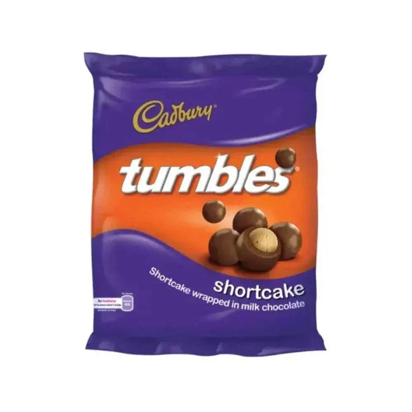 Cadbury Assortments Tumbles Shortcake 180g milk chocolate biscuit snack