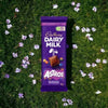 Cadbury Dairy Milk Astros chocolate slab with creamy chocolate and crunchy biscuit bites 80g