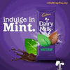 Cadbury Dairy Milk Mint Crisp chocolate with mint styling