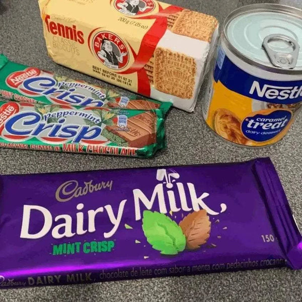 Cadbury Dairy Milk Mint Crisp 150g package