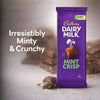Cadbury Dairy Milk Mint Crisp chocolate 80g branded image