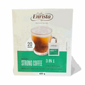 Cafe Enrista Coffee 3-in-1 Strong instant coffee sachets 400g box with coffee, sugar, and creamer.