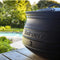 Cast iron Best Duty Potjie flat pot #3, 7.8L capacity, outdoors.