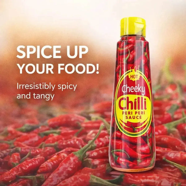 Cheeky Chilli Peri Peri Sauce (Hot) - 200ml Facebook Ad