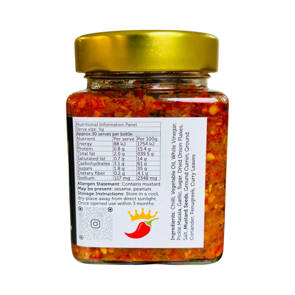 Jou Ma se Chilli Pickle (Hot - Red) - 225g