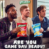 Frimax Potato Chips Tomato Sauce 125g packaging with three people enjoying chips.