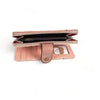 Cotton Road large PU leather wallet with embossed design, zip compartment, coin purse, and card holder