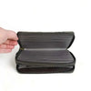 Cotton Road Large Wallet grey PU leather embossed proteas dual zip compartments