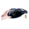 Cotton Road Sling Bag - Navy PU Leather with Weave Effect - Something From Home - South African Shop