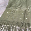 Winter Poncho - Green with Pearls - Something From Home - South African Shop