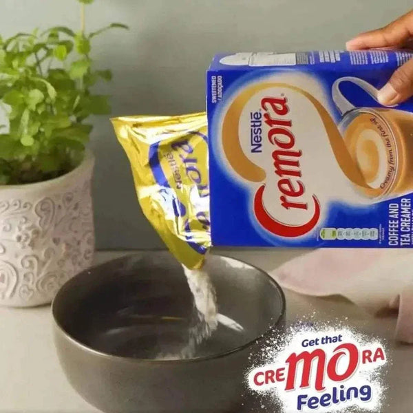 Cremora Coffee Creamer 750g in 2x375g packets for creamy, low-fat coffee enhancement