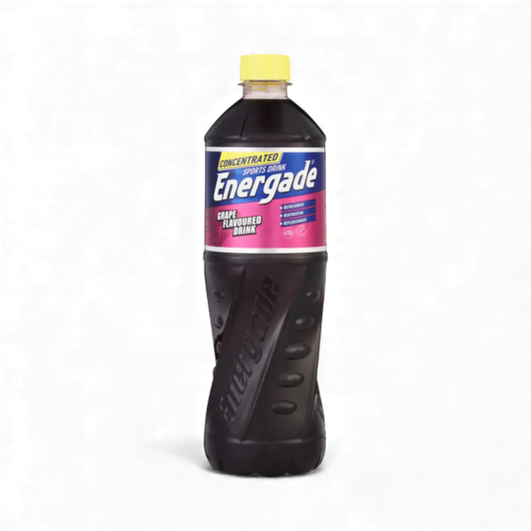 Energade Sports Drink Concentrate 750ml bottle grape flavor for hydration and electrolyte replacement