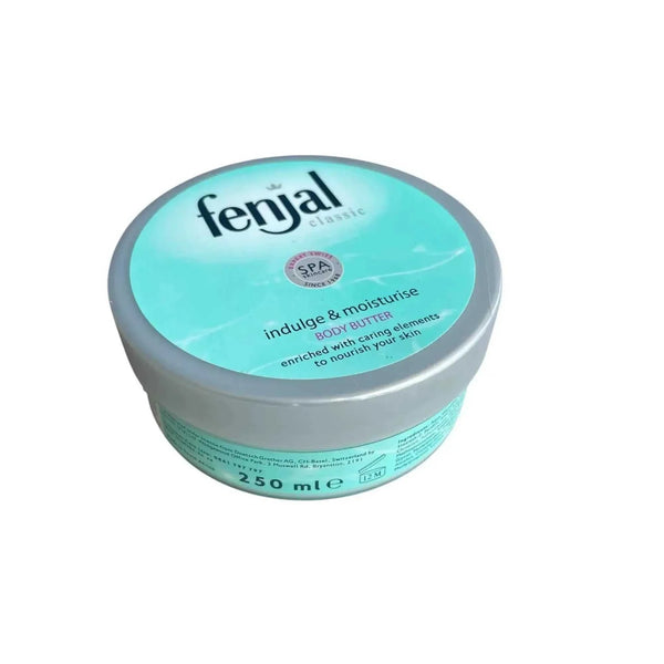 Fenjal Body Butter 250ml tub with jojoba oil for deep hydration and classic fragrance