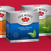 FIVE ROSES Tea African Blend BLUE pack of 102 tea bags with vibrant packaging, featuring strong African blend.