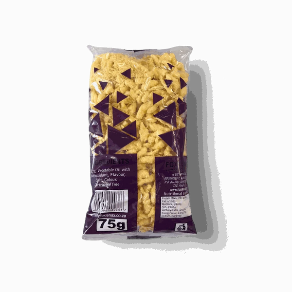 Foxi Nax Chicken 75g crispy maize puff snack with savory chicken flavor gluten-free pack
