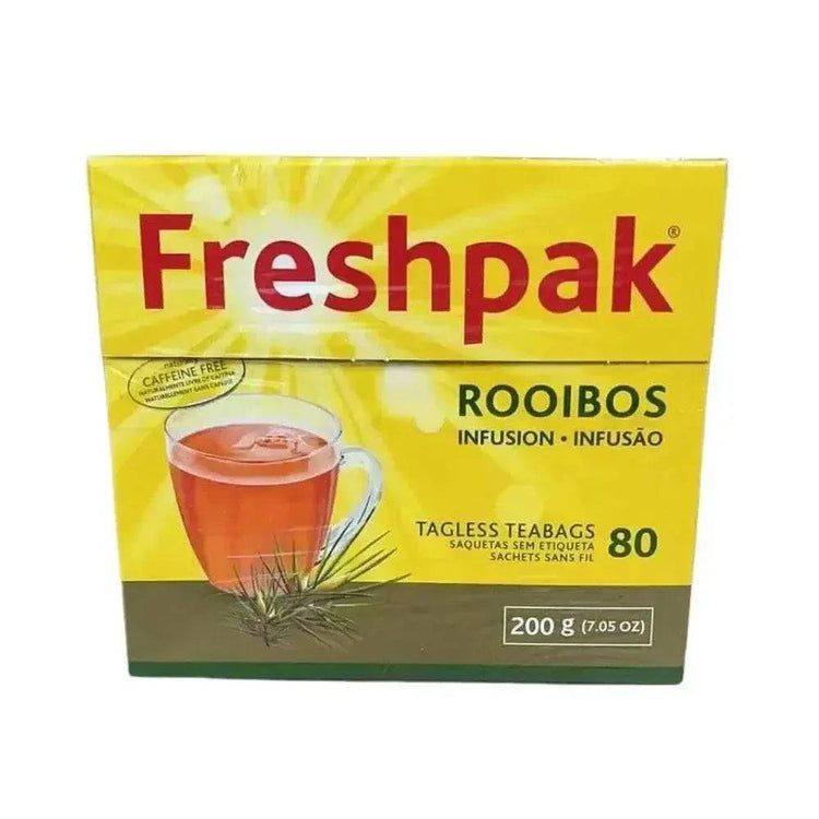 Freshpak Rooibos Tea 80 tagless teabags 200g authentic South African caffeine-free infusion