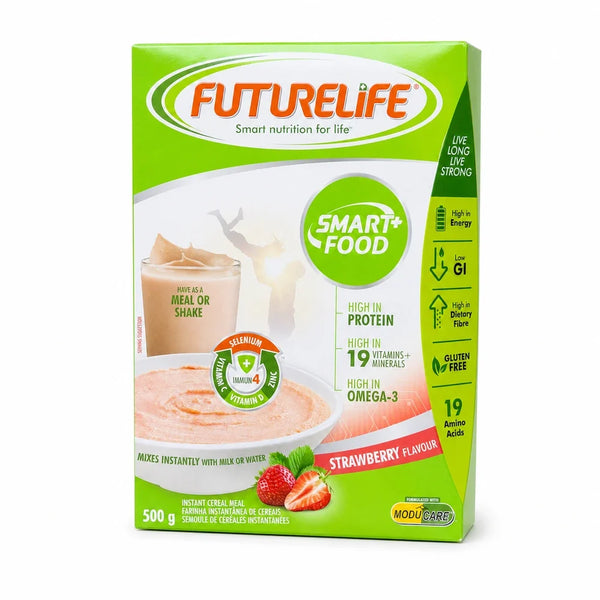 Futurelife Smart Food Strawberry Flavour 500g current green carton
